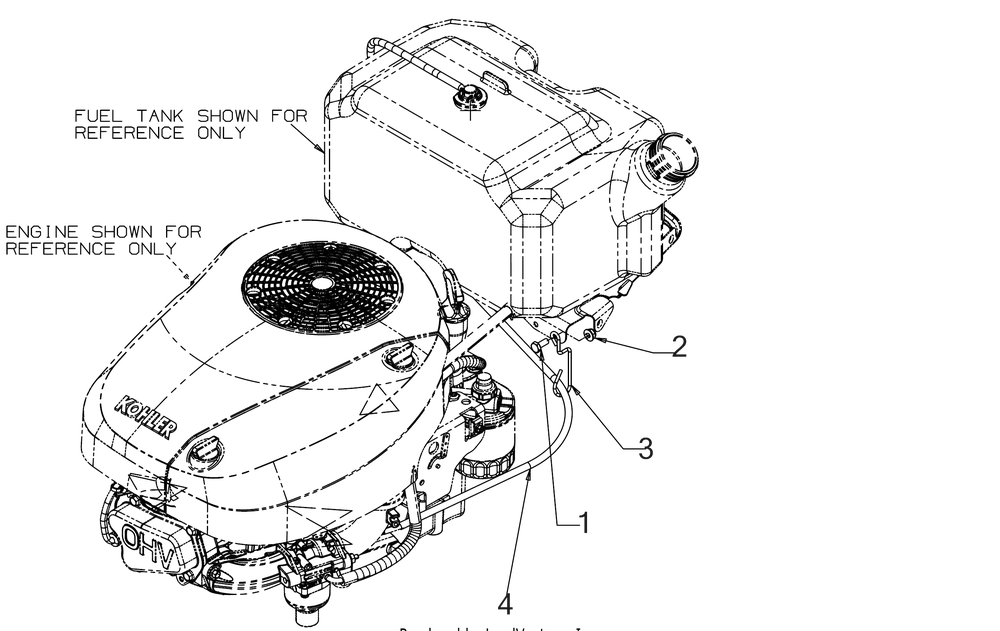 Fuel Accessories Diagram and Parts List for XT1-LT42KH (13AOA9TSA10)(2022) Cub Cadet Lawn Tractor
